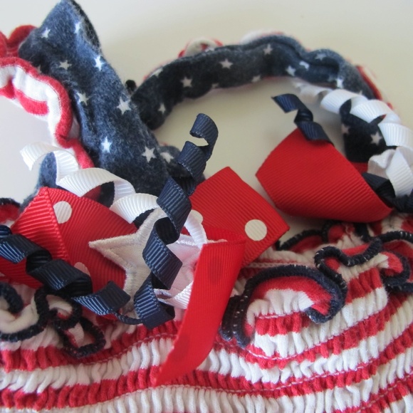 🔴🔴🔴SOLD 🔴🔴🔴 3 4th of July Toddler Girl's Outfit Size 24 months - Picture 3 of 5